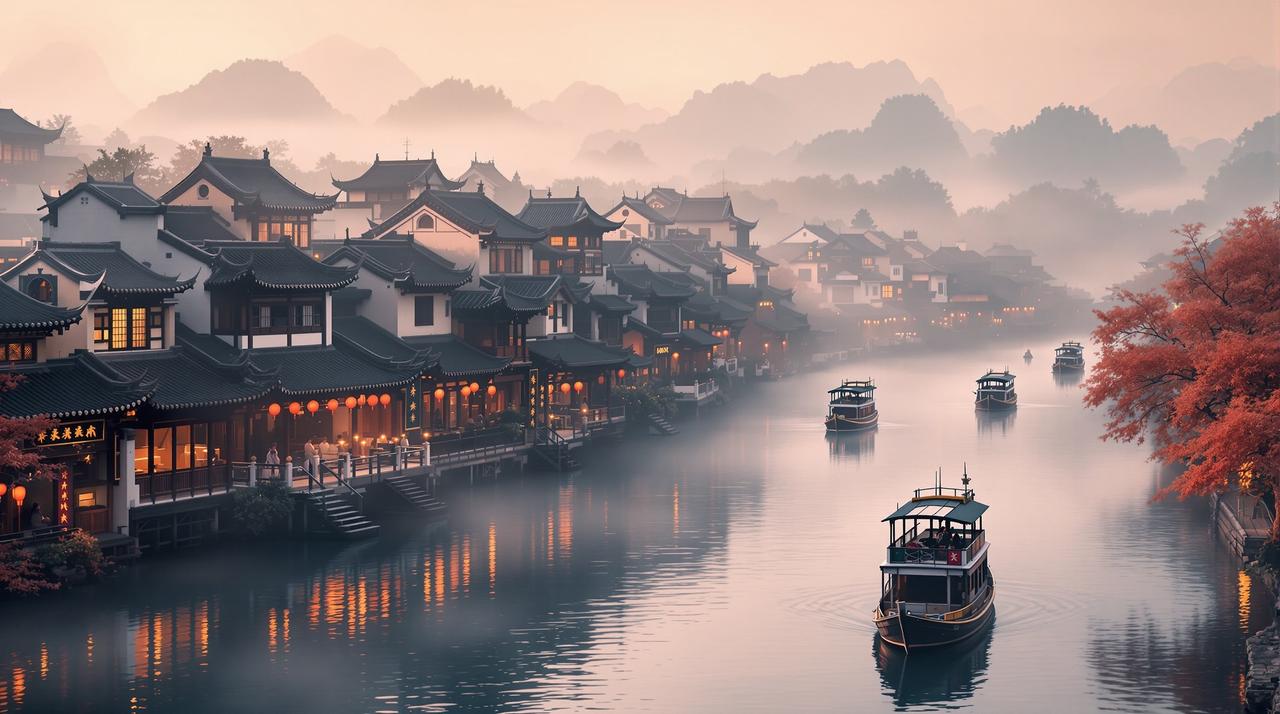 江南烟雨：水墨长卷 - 奈菲影视影视内容封面图